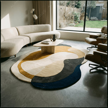 Modern Organic Abstract Area Rug
