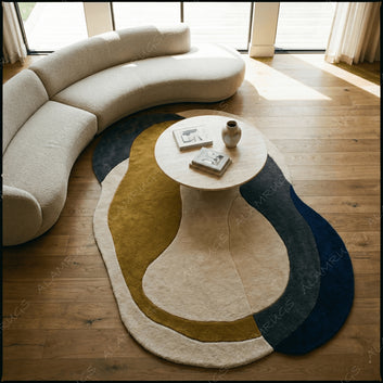 Modern Organic Abstract Area Rug